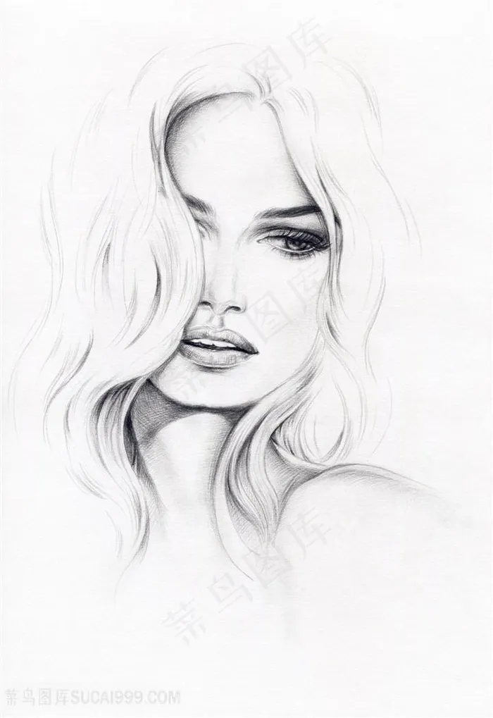 美女速写高清图片