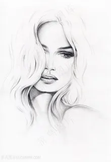 美女速写高清图片