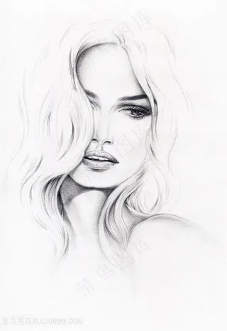 美女速写高清图片