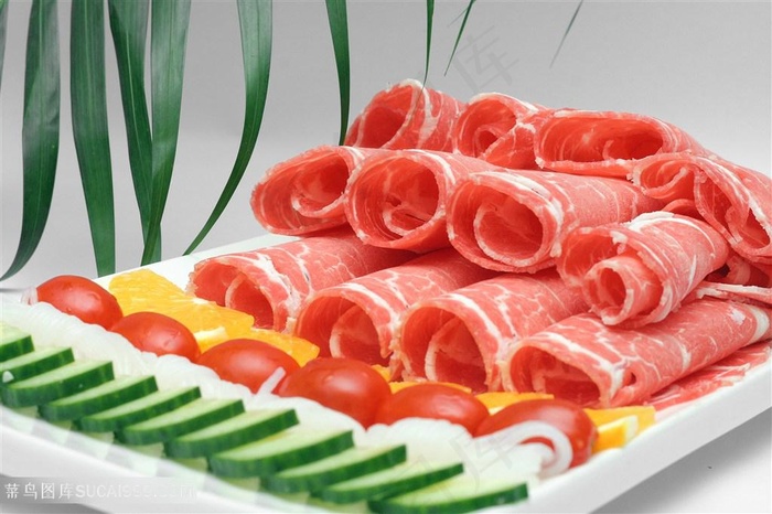 牛肉卷美食图片