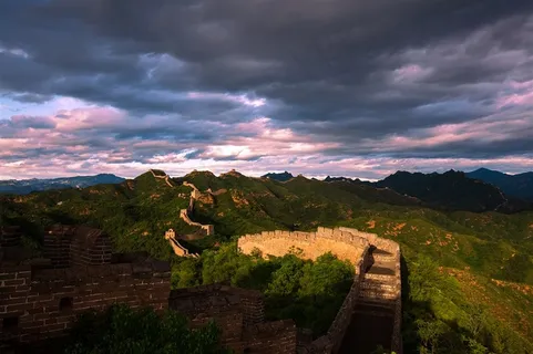 河北金山岭长城风景图片