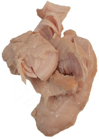 开袋即食原味鸡胸肉鸡脯肉免抠摄影元素素材