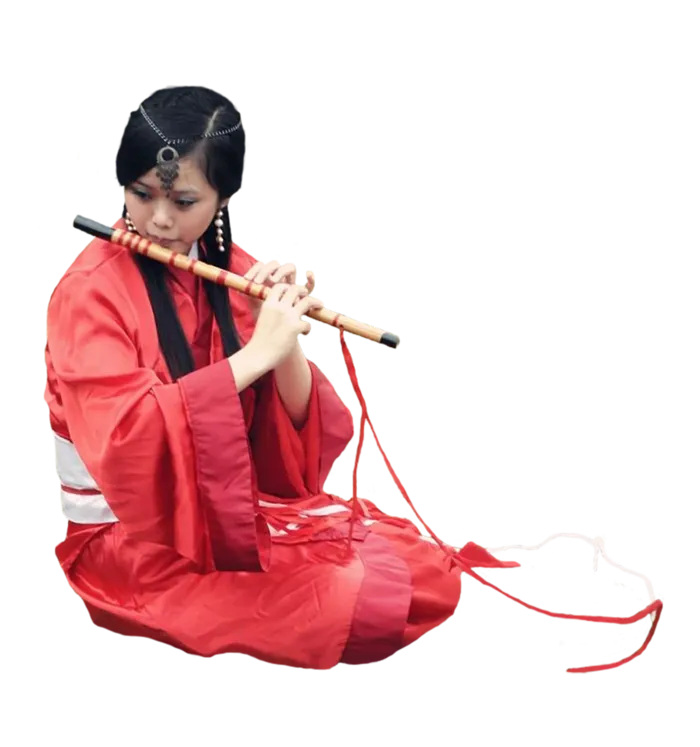 30 (3)免抠元素 免抠摄影 美女 人物 服装 古风 演奏