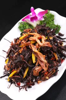 茶树菇焙肚丝 (2)