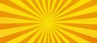 黄色渐变放射背景