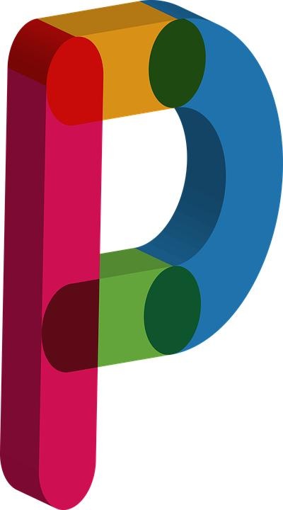 字母P PNG免抠(400x720)