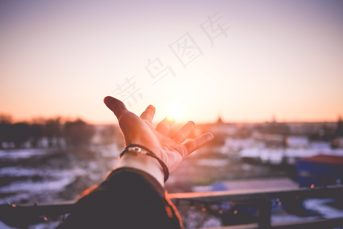 夕阳唯美图片