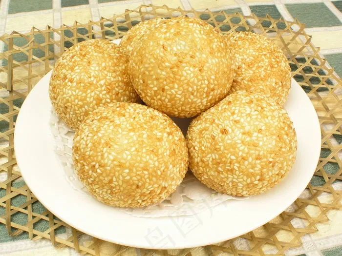香酥麻圆主食|