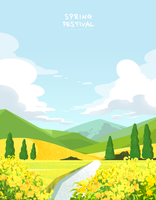 春天插画