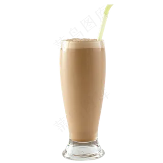 饮品摄影_大杯热奶