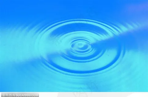 滴入水中的波纹