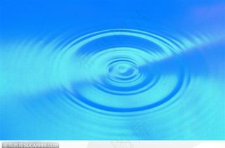 滴入水中的波纹