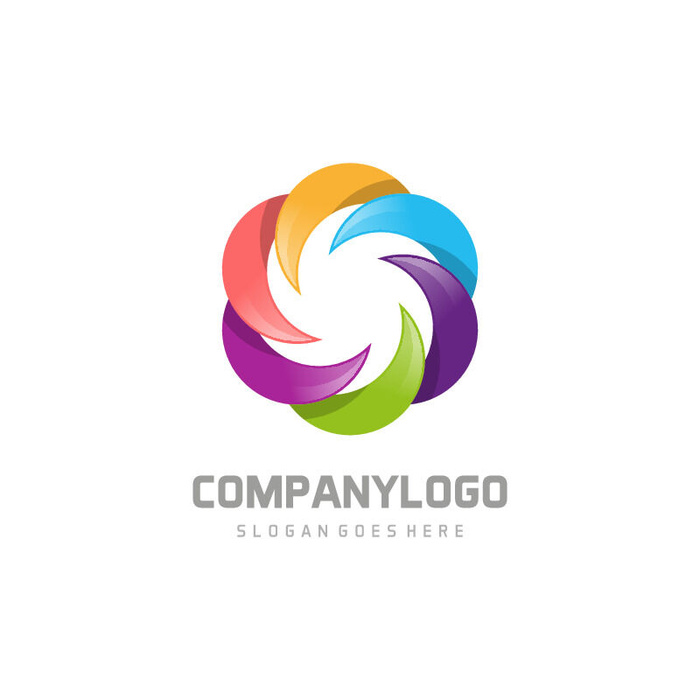 图标标识标志立体几何图形企业商标VI品牌LOGO设计模板AI矢量素材ai矢量模版下载