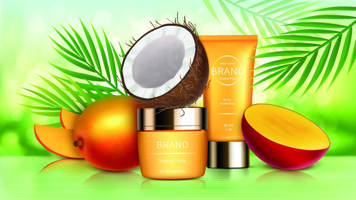 设计广告化妆品素材