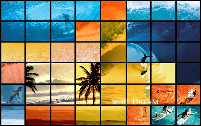海上冲浪的梦想