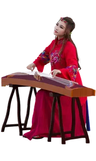 04 (12)免抠元素 免抠摄影 美女 人物 服装 古风 演奏