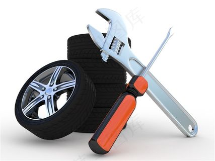 轮胎与维修工具图片