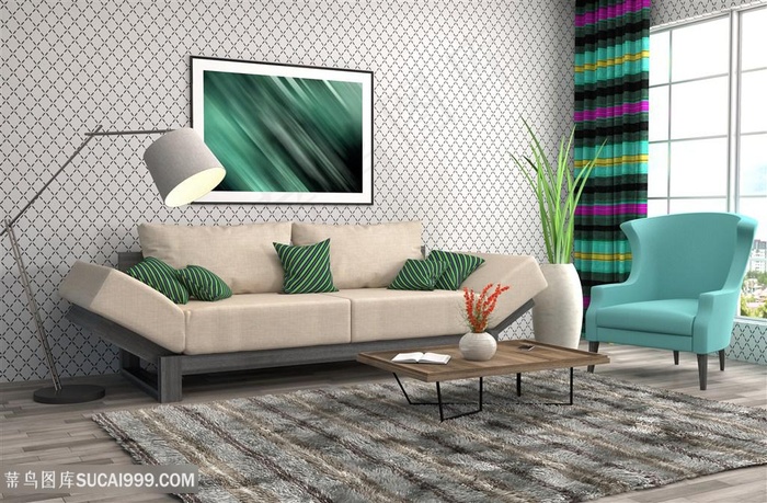 时尚个性家庭装修设计高清图片