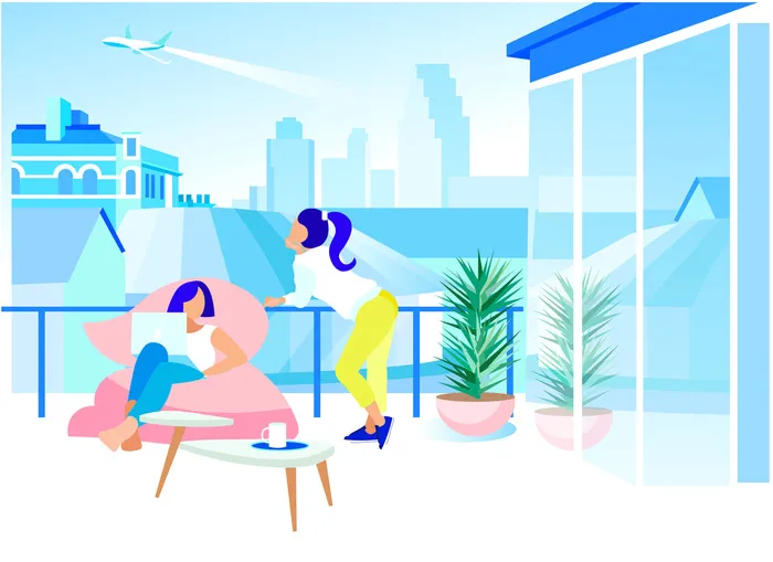 扁平化人物场景办公互联网等距ai矢量设计网页海报UI素材插画eps,ai矢量模版下载