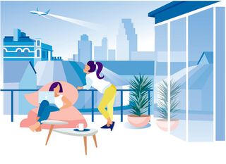 扁平化人物场景办公互联网等距ai矢量设计网页海报UI素材插画