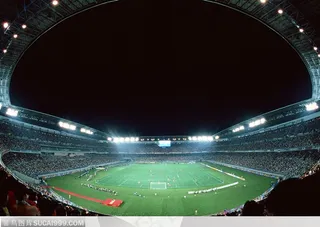 比赛运动-球场的全景图