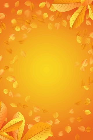 秋天质感展板背景