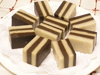 主食|小吃|双色奶糕