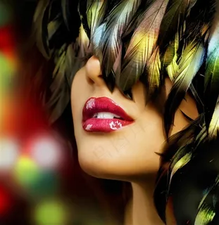 璀璨另类美女头像美容图片