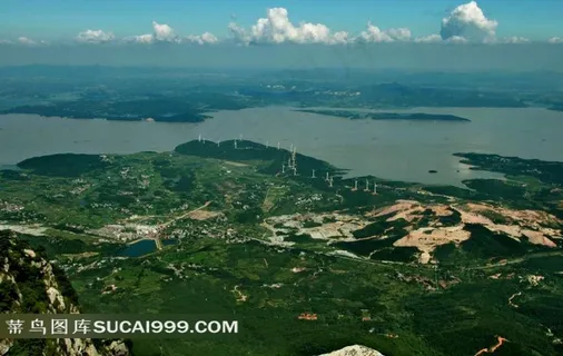 庐山五老峰鸟瞰图