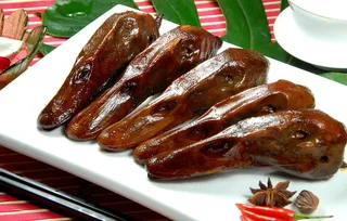 美食卤鸭头
