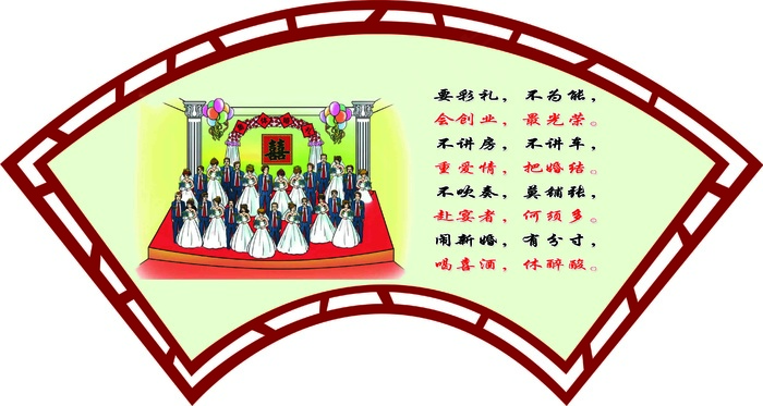 移风易俗展板 