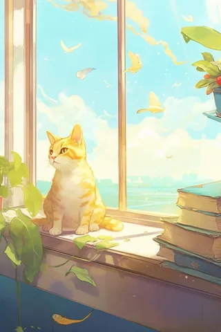 清新房屋休息简约背景