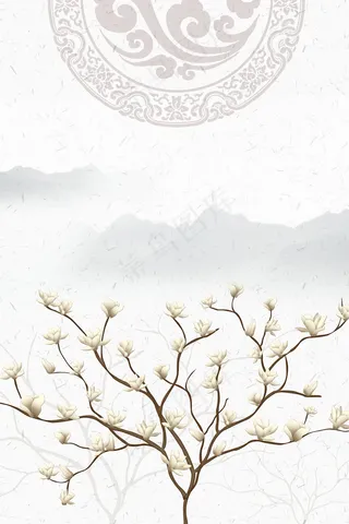 复古工笔画中国风PSD模板