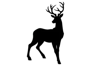 圣诞老人驯鹿 PNG免抠