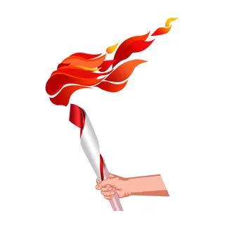 北京冬奥会火炬手元素