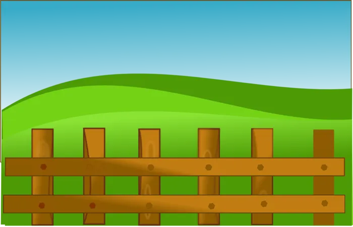 卡通牧场简笔现代农业