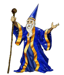 巫师人物素材卡通