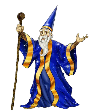 巫师人物素材卡通