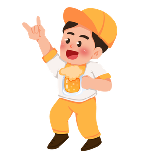 趣味啤酒节干杯庆祝人物元素插画