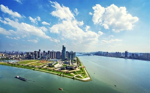 湖南长沙湘江北辰三角洲