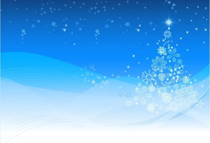 设计冬天雪花卡通背景eps,ai矢量模版下载