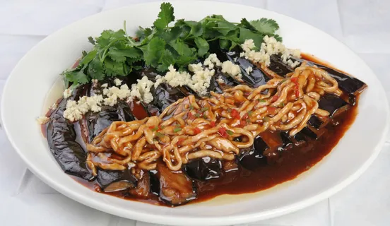 20 肉丝扒茄子 华泰大酒店