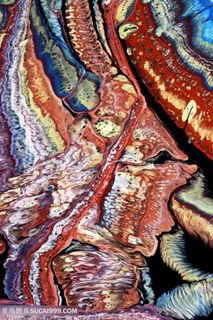 抽象时尚艺术水彩挂画