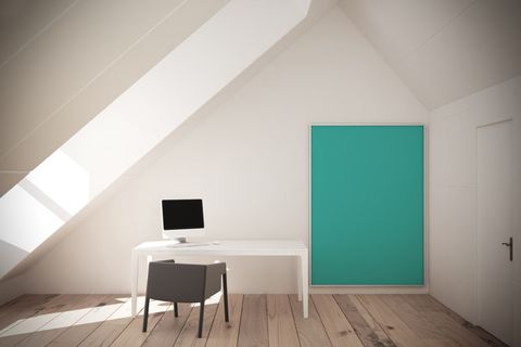 室内样机 简约 居家办公 (10)