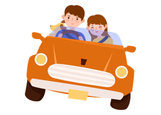 开车人物自驾游