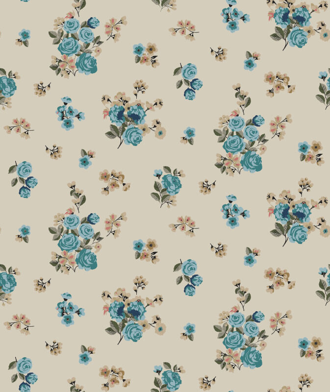 花卉唯美手绘花朵面料纹理手机壳布料面料印花服装矢量图案素材