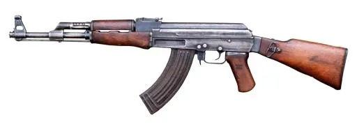 AK-47 卡拉什尼科夫冲锋枪 PNG免抠(1024x370)