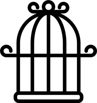 笼中鸟 PNG免抠