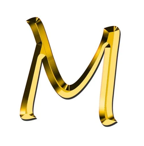 字母M PNG免抠(714x720)