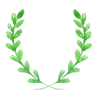 唯美森系手绘水彩花朵 免抠